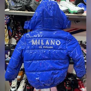 Milano Vibrant Blue Puffer Jacket